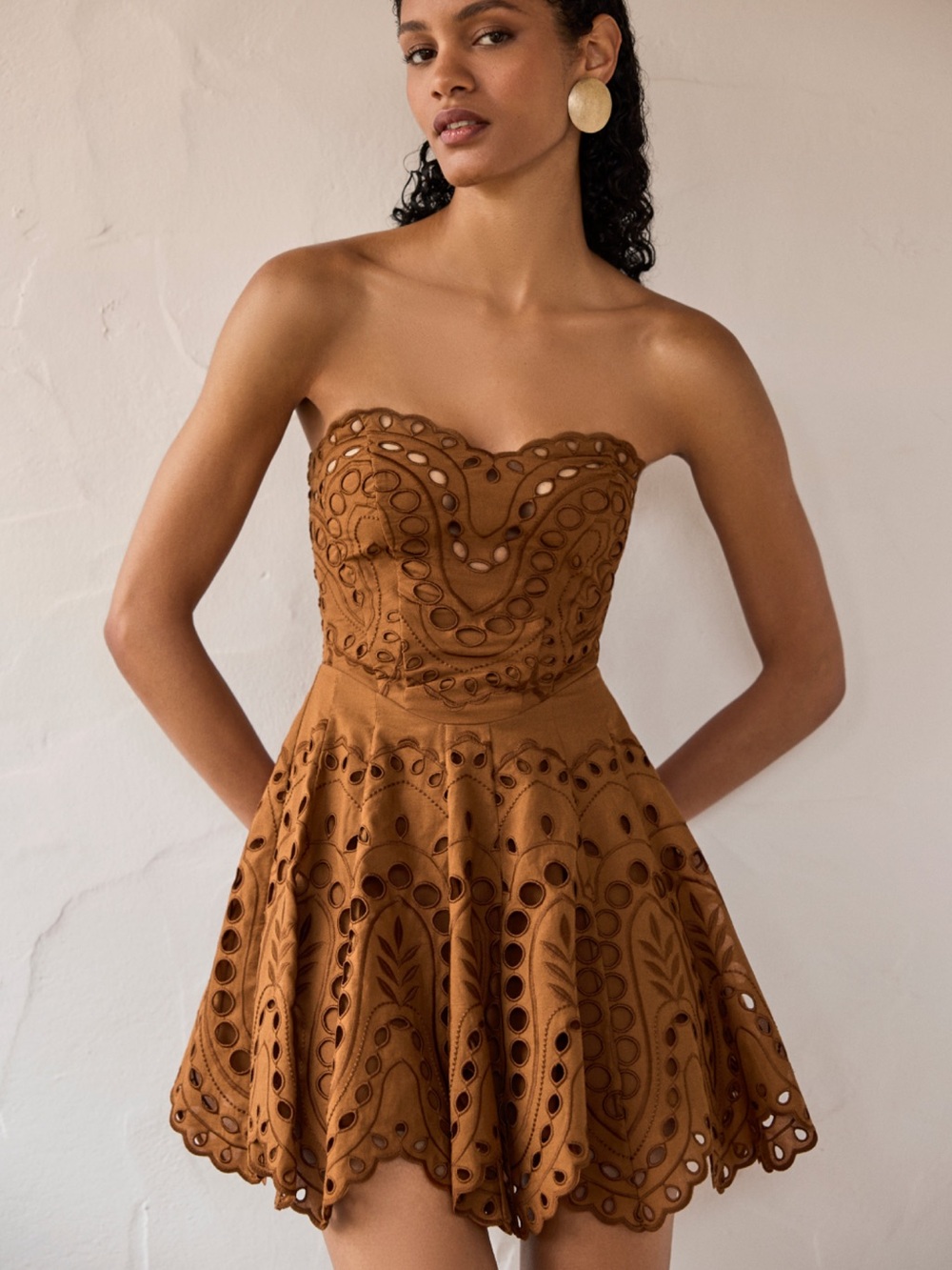 Charo Ruiz Bail Short Dress in Tone